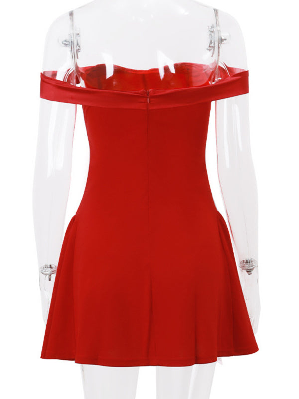 Levoire | Robe noire elégante a-ligne