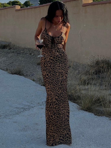 Levoire | Éblouissante robe maxi léopard