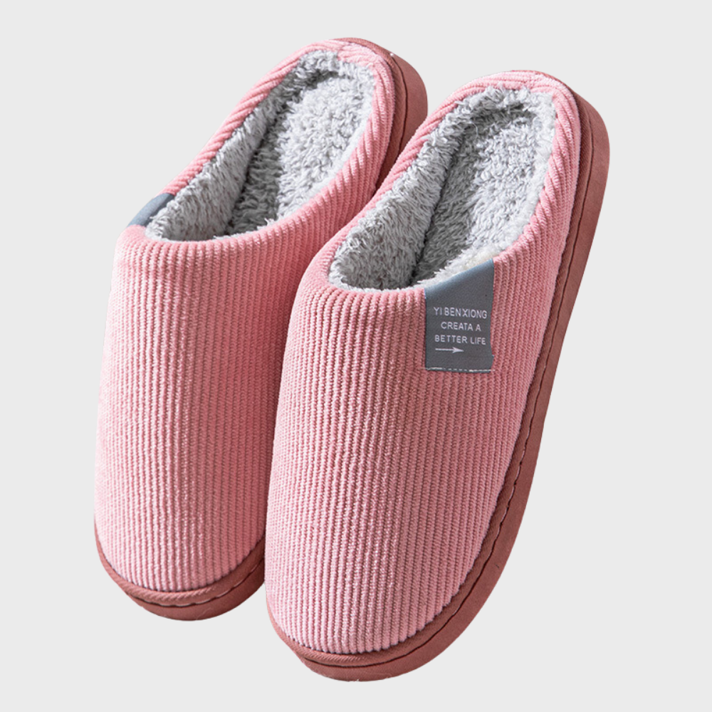 Levoire | Chaussures Chaudef pour Femmes Idéales pour une Utilisation Domestique Rosa
