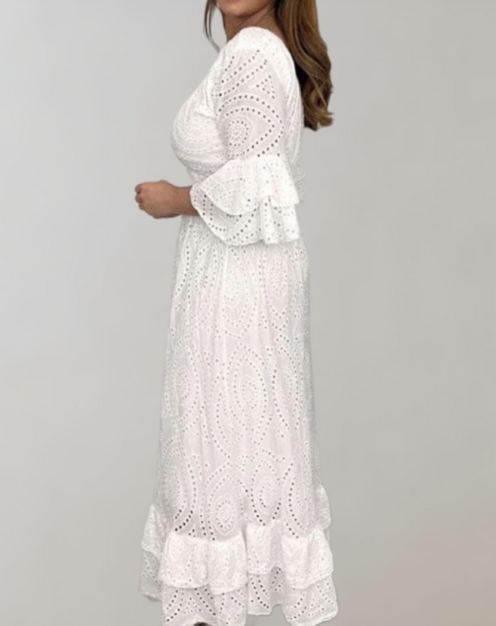 Levoire | Robe D'Été À Décolleté En V Décontractée Légère Robe