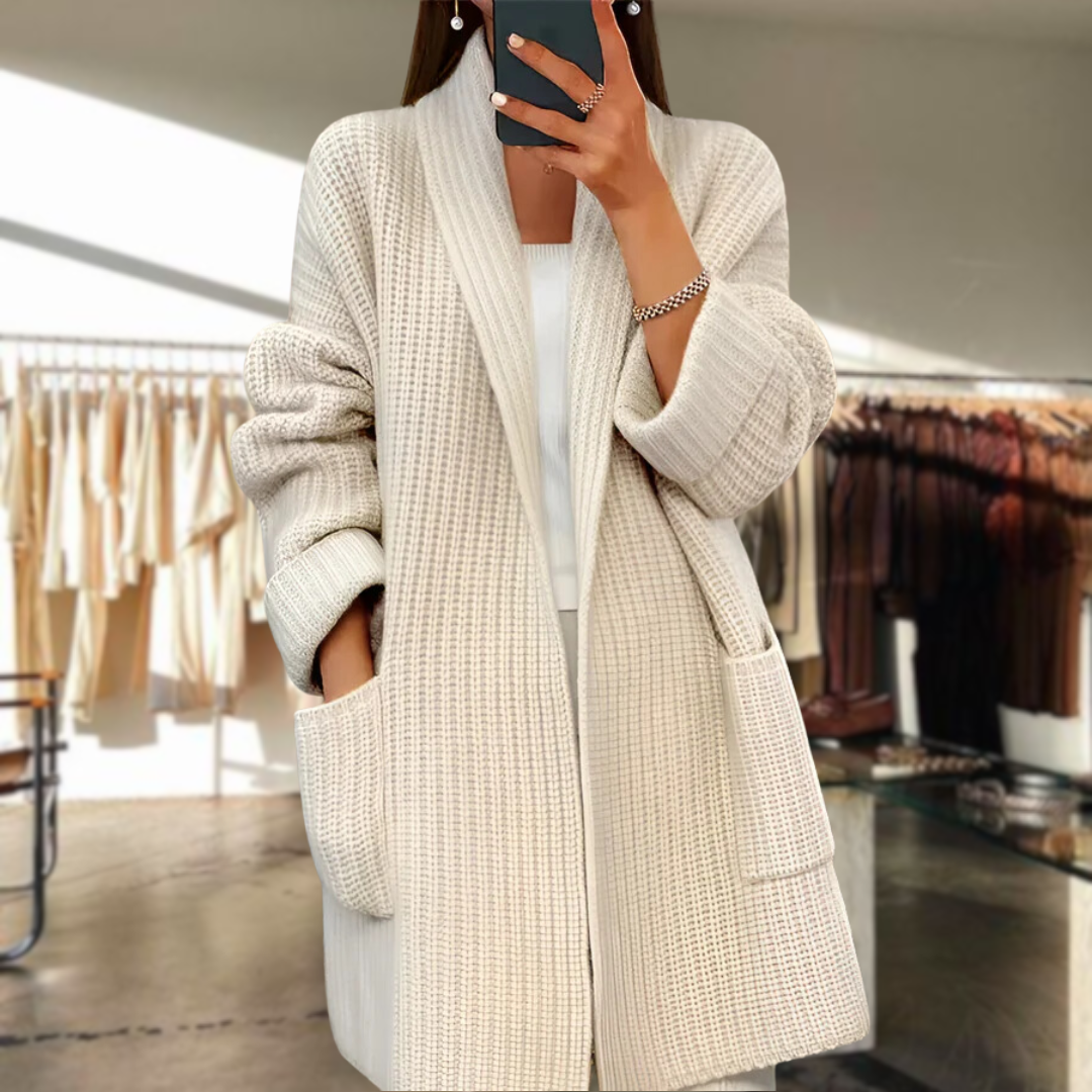 Levoire | Cardigan Élégant Beige Taille unique