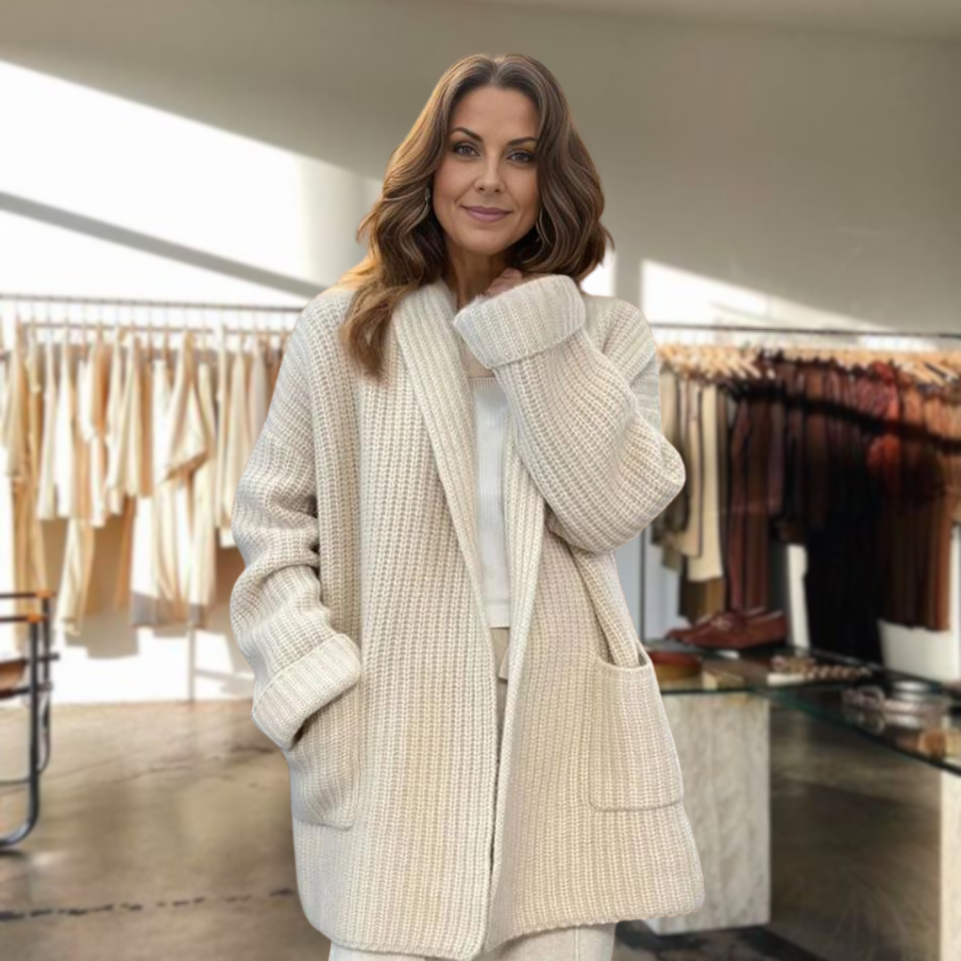 Levoire | Veste À Manches Longues En Tricot Avec Poches