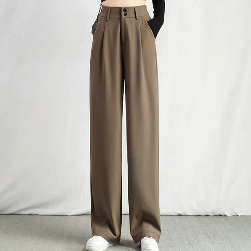 Levoire | Pantalons de loisirs à jambe large Khaki