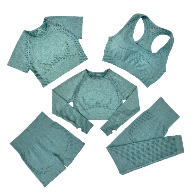 Levoire | Ensemble De Sport Cinq Pièces Vert