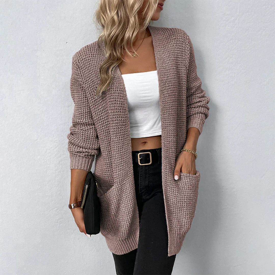Levoire | Élégant Cardigan En Tricot Pour Femmes Rosa