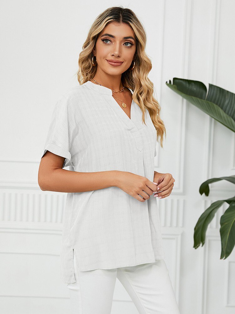 Levoire | Blouse Femme Basique - Article Mode 2024 Blanc