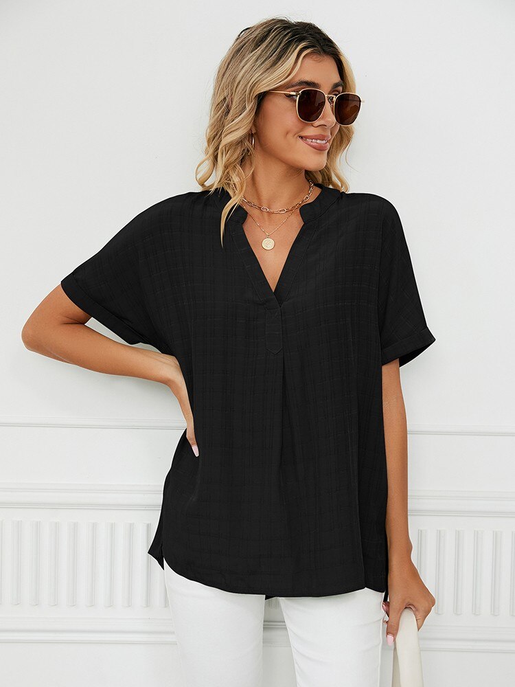 Levoire | Blouse Femme Basique - Article Mode 2024 Noir