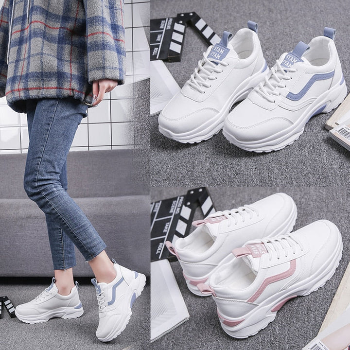Levoire | Baskets À Lacets En Mesh Baskets Blanches Chaussures Pour Femmes