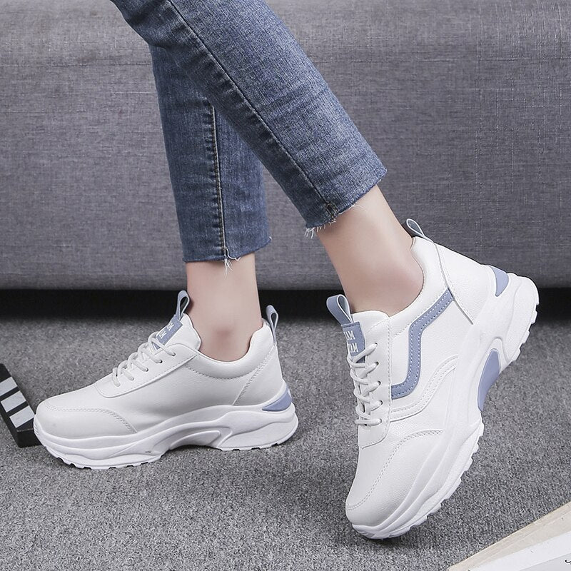 Levoire | Baskets À Lacets En Mesh Baskets Blanches Chaussures Pour Femmes