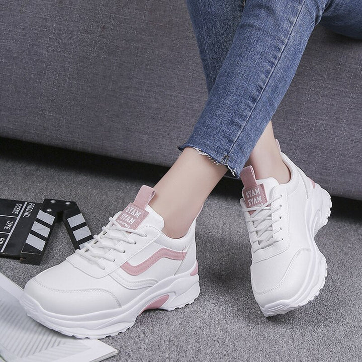 Levoire | Baskets À Lacets En Mesh Baskets Blanches Chaussures Pour Femmes