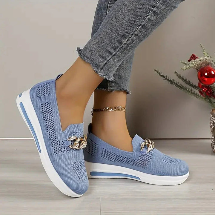 Levoire | Chaussures De Randonnée Respirantes À Enfiler Pour Femmes Bleu
