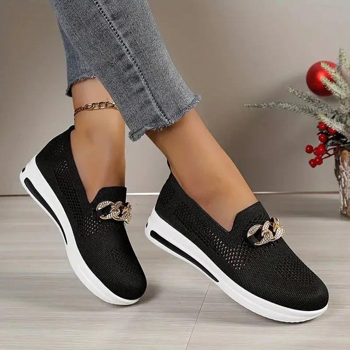 Levoire | Chaussures De Randonnée Respirantes À Enfiler Pour Femmes Noir