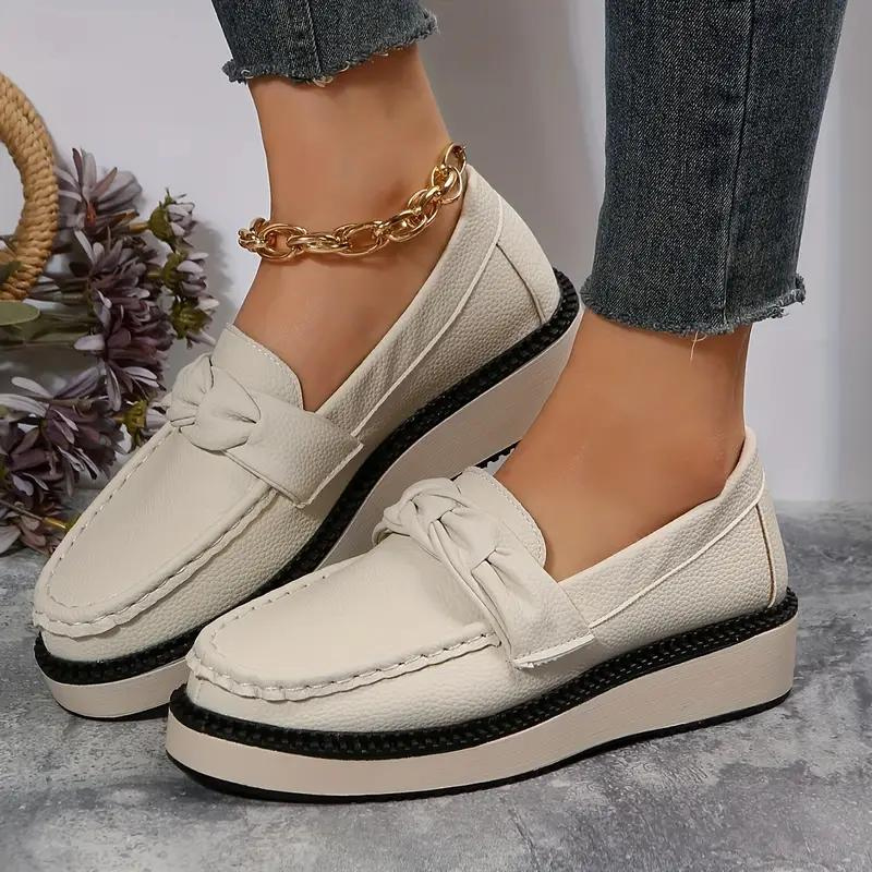 Levoire | Bottes Plates À Bout Rond Antidérapantes Fiables Abricot