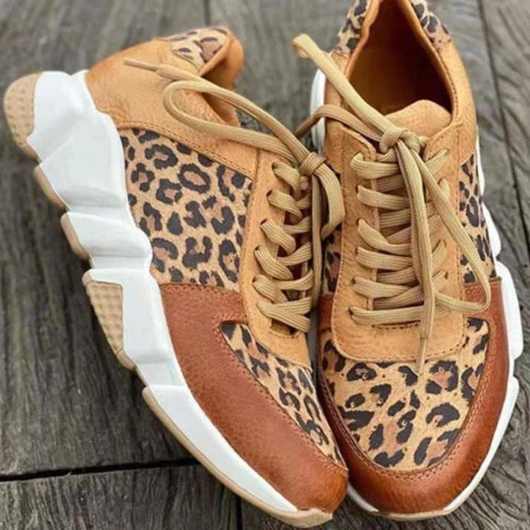Levoire | Chaussures Compensées Léopard