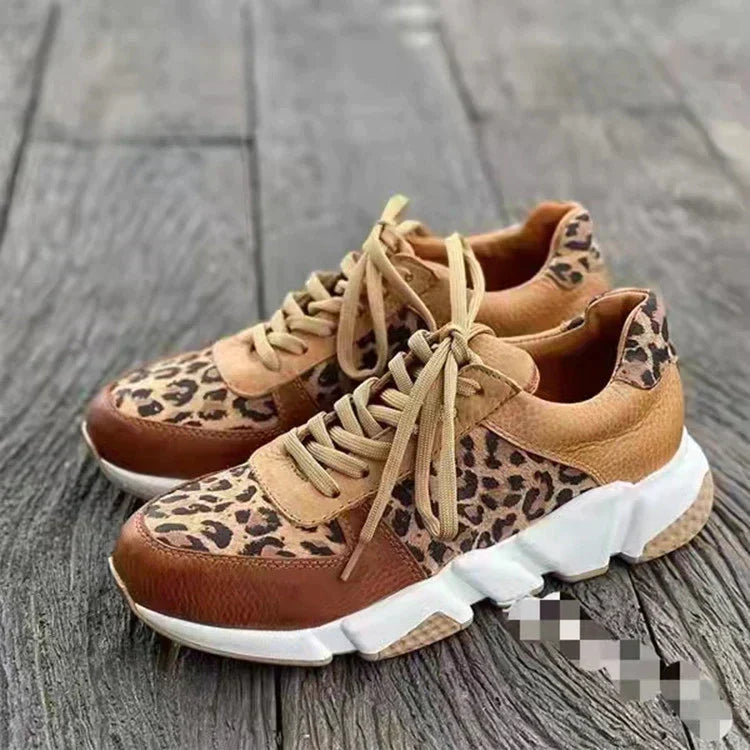 Levoire | Chaussures Compensées Léopard