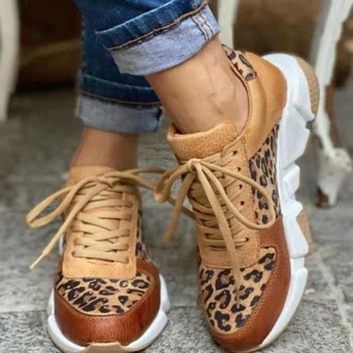 Levoire | Chaussures Compensées Léopard