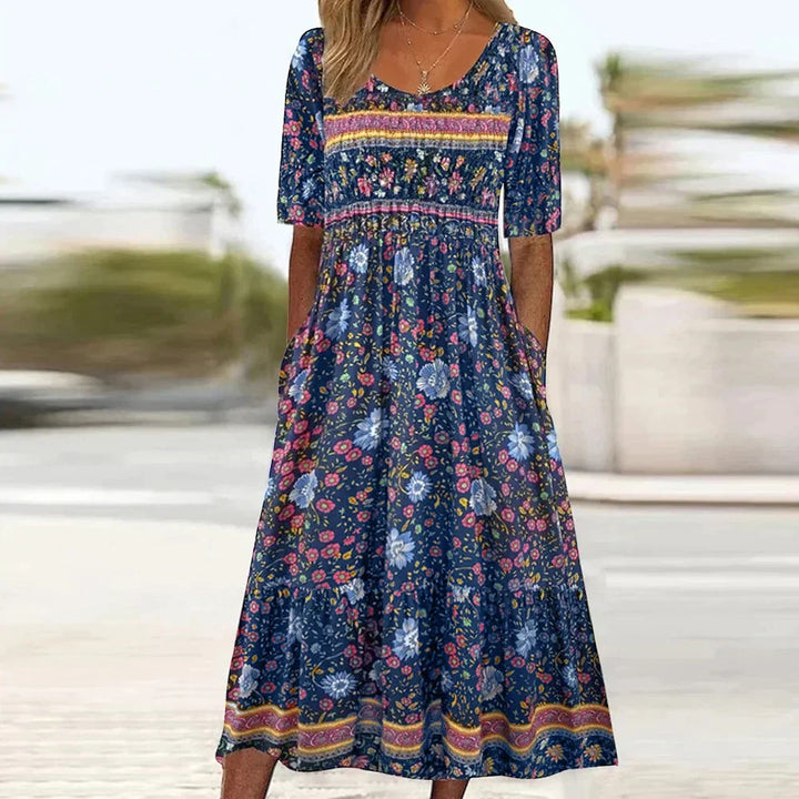 Levoire | Robe bohème Fleur de Minuit