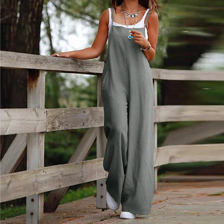 Levoire | Combinaison Confortable Et Style Pantalons Amples Femmes Gris