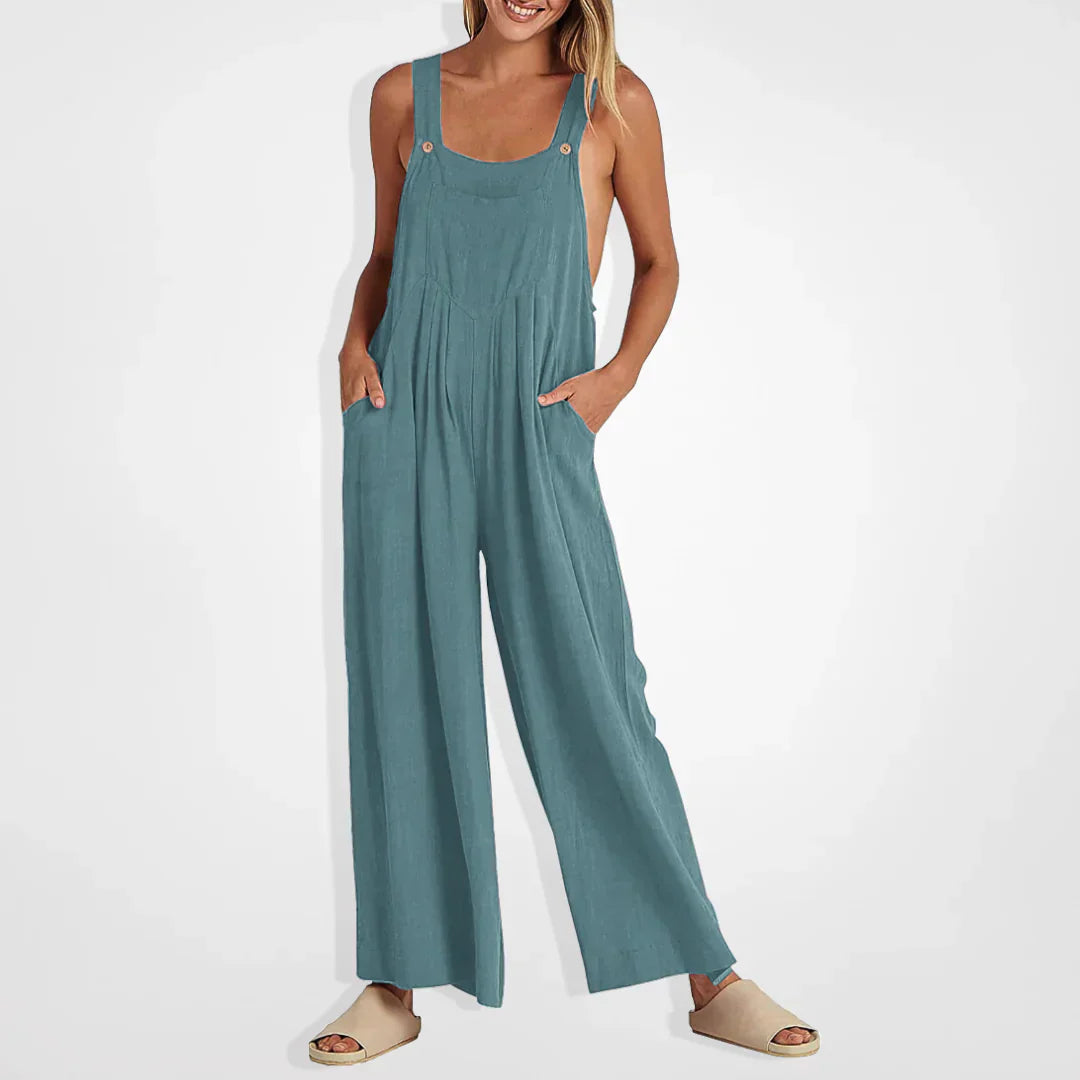 Levoire | Combinaisons femme jambes larges Bleu