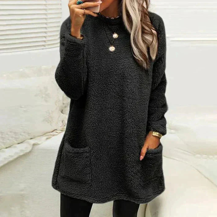 Levoire | Chaud & Confortable Tricot De Récolte De Vin Noir