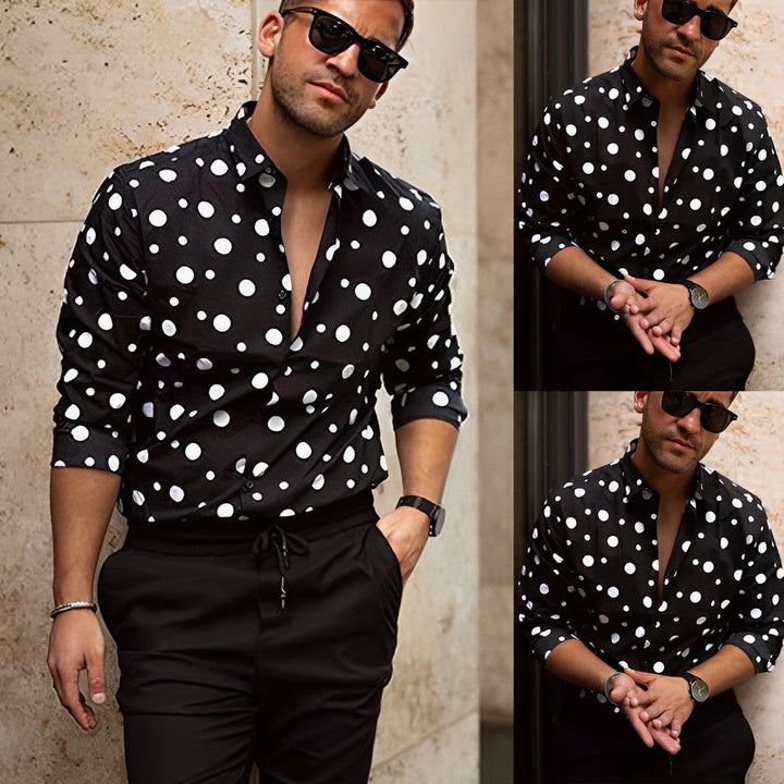 Levoire | Punkt Chemise À Manches Longues Chemise Boutonnée Raccourcie Chemise Pour Hommes