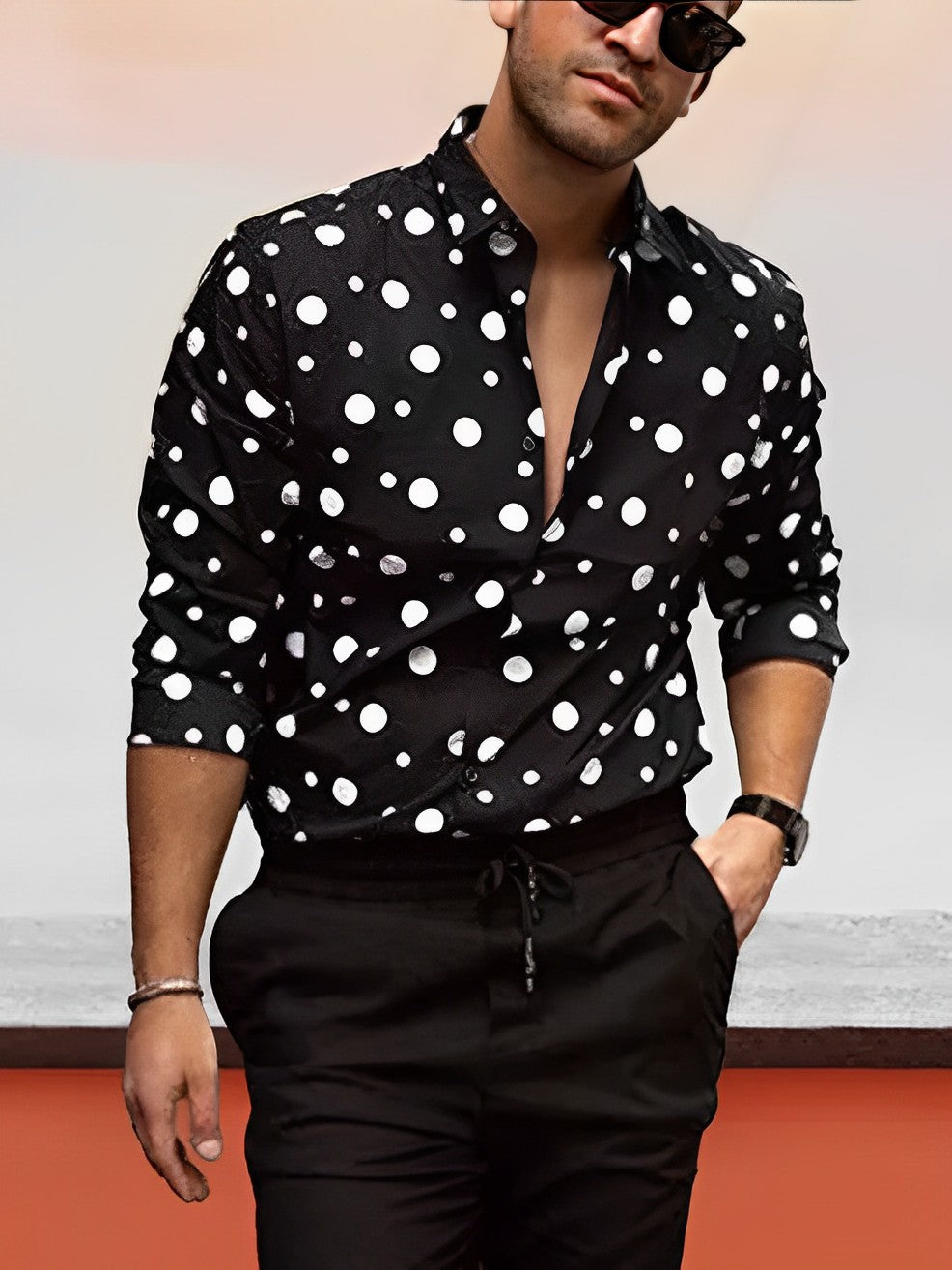 Levoire | Punkt Chemise À Manches Longues Chemise Boutonnée Raccourcie Chemise Pour Hommes