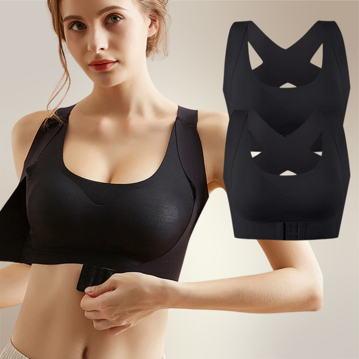 Levoire | Soulagement De La Douleur Dorsale Soutien-Gorge Pour Femmes Nadia 2x Noir