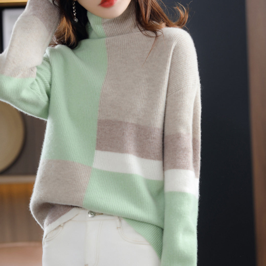 Levoire | Pull pour femmes pour une chaleur stylée Vert Taille unique