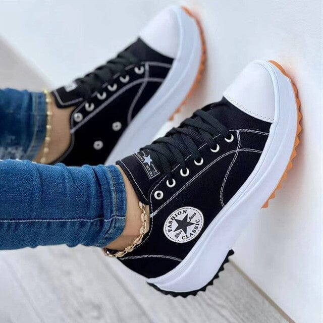 Levoire | Star | Baskets orthopédiques tendance Noir