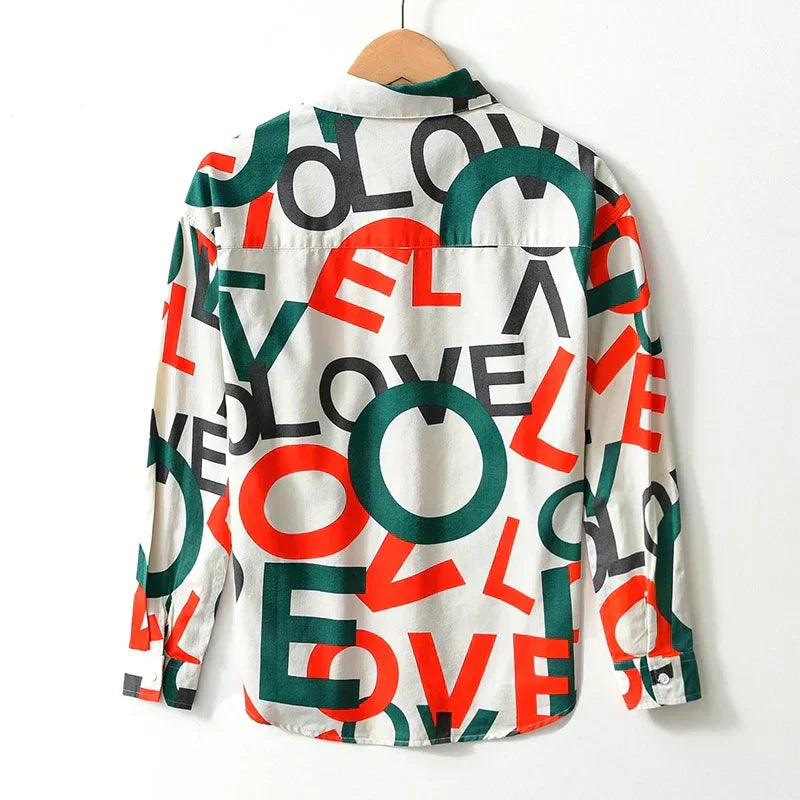 Levoire | Chemise Imprimee Style Audacieux Hommes