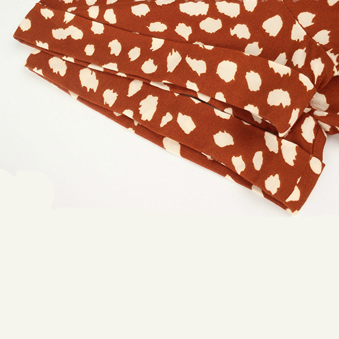 Levoire | Robe Avec Décolleté En V Imprimé