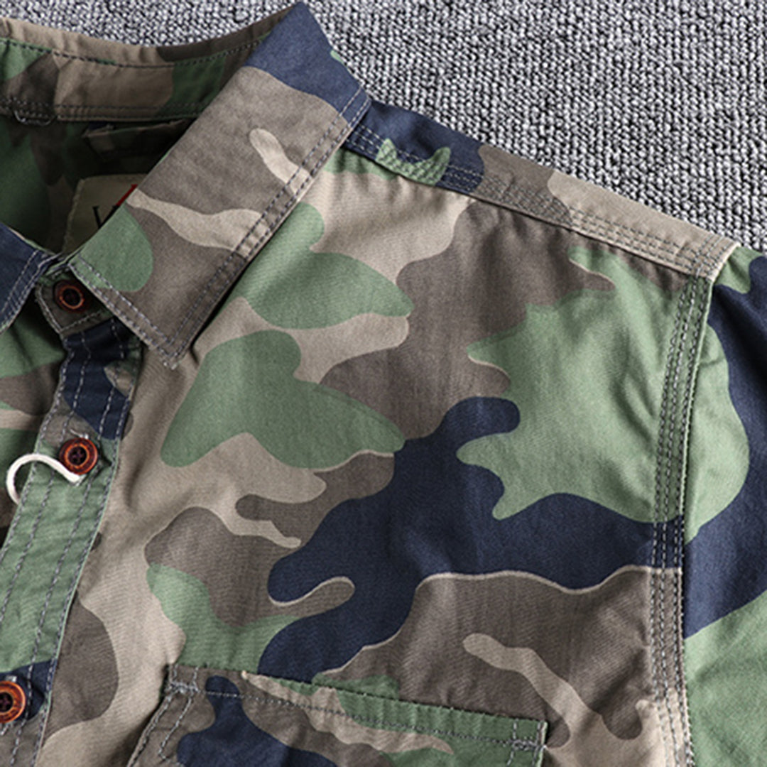 Levoire | Chemise Camouflage À Poches