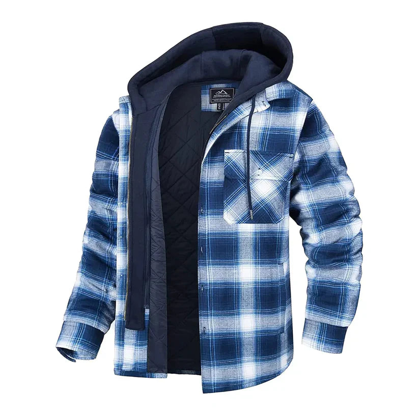 Levoire | Veste Élégante Blanc Bleu Clair
