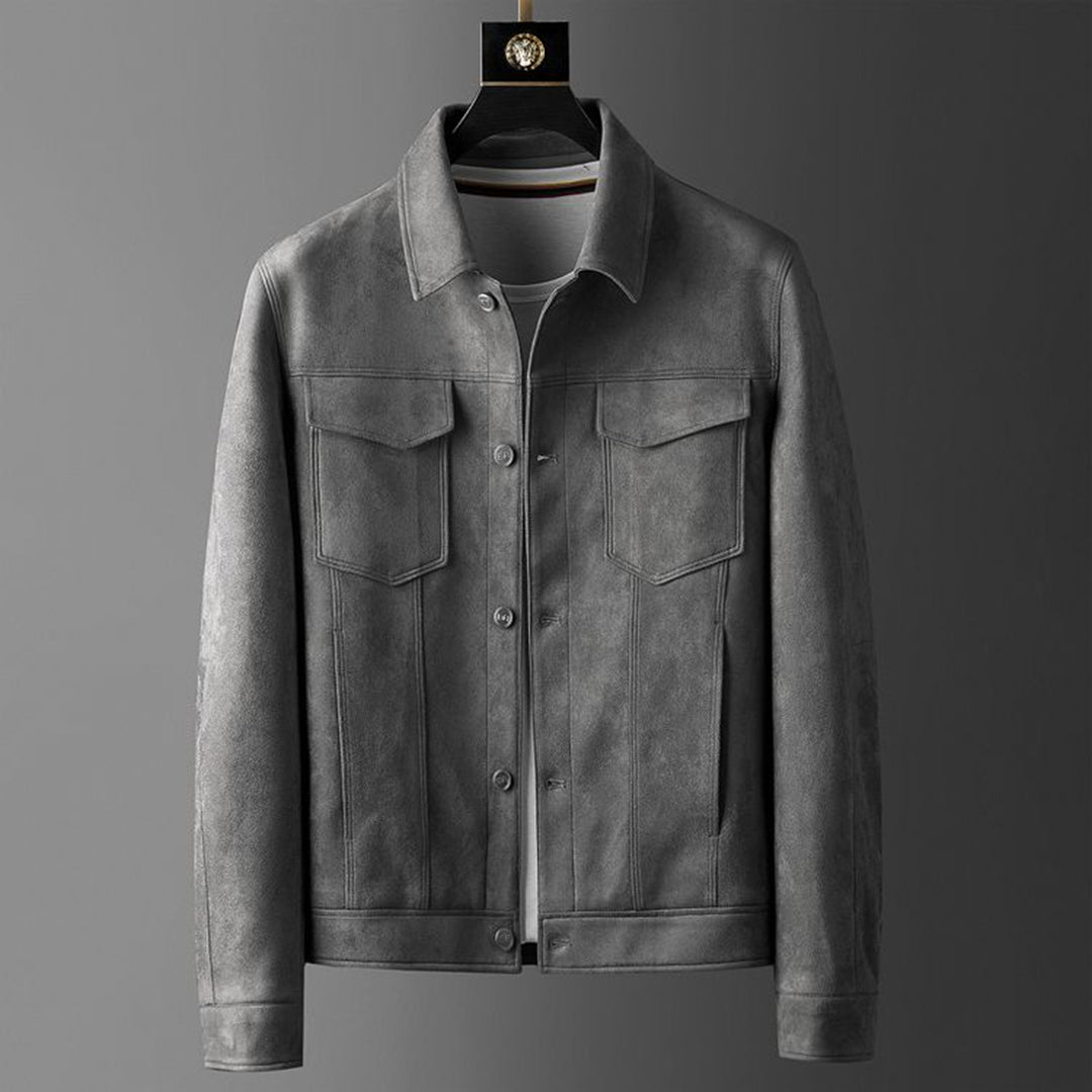 Levoire | Veste De Streetwear Décontractée Pour Hommes Gris