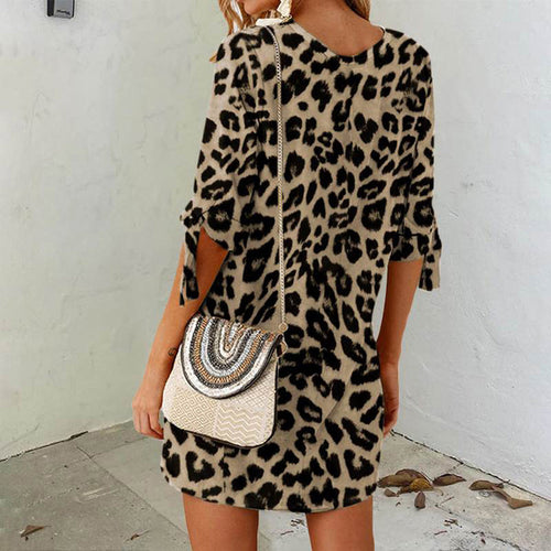 Levoire | Mini robe à imprimé léopard