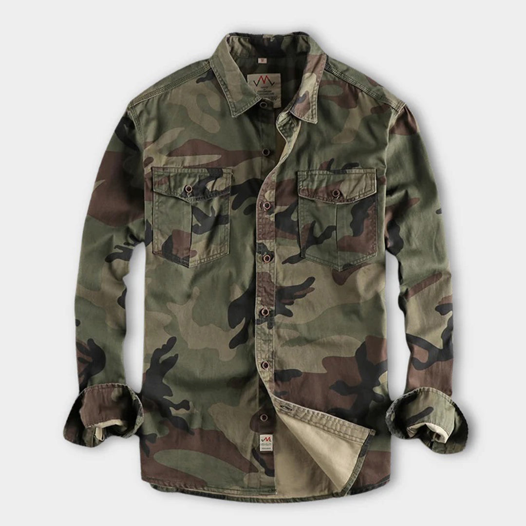 Levoire | Chemise Camouflage À Poches