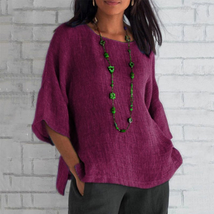 Levoire | Haut En Lin Léger Au Look Décontracté Lilas
