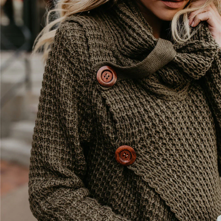 Levoire | Pull En Tricot Pour Tous Les Jours Olive vert