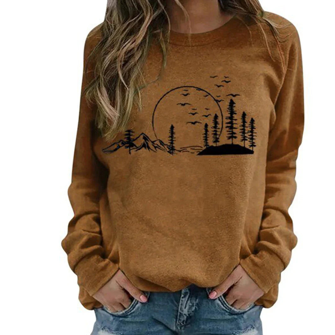 Levoire | Pull Confortable Pour Femmes Braun