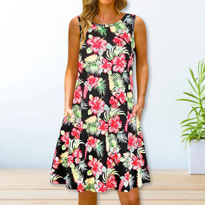 Levoire | Robe Décontractée Ample Style Rosa