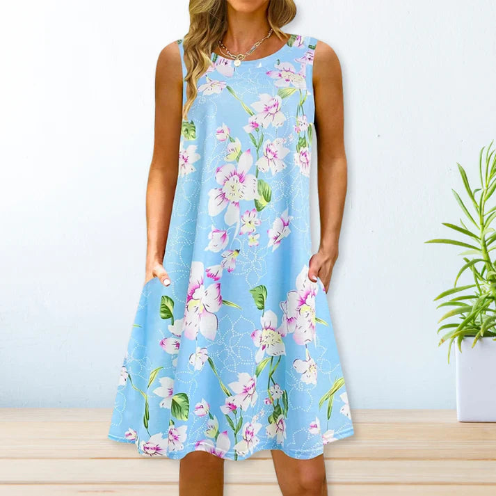 Levoire | Robe décontractée pour femmes Bleu ciel