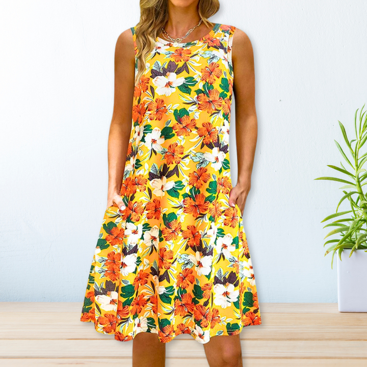 Levoire | Robe Décontractée Et Ample Jaune
