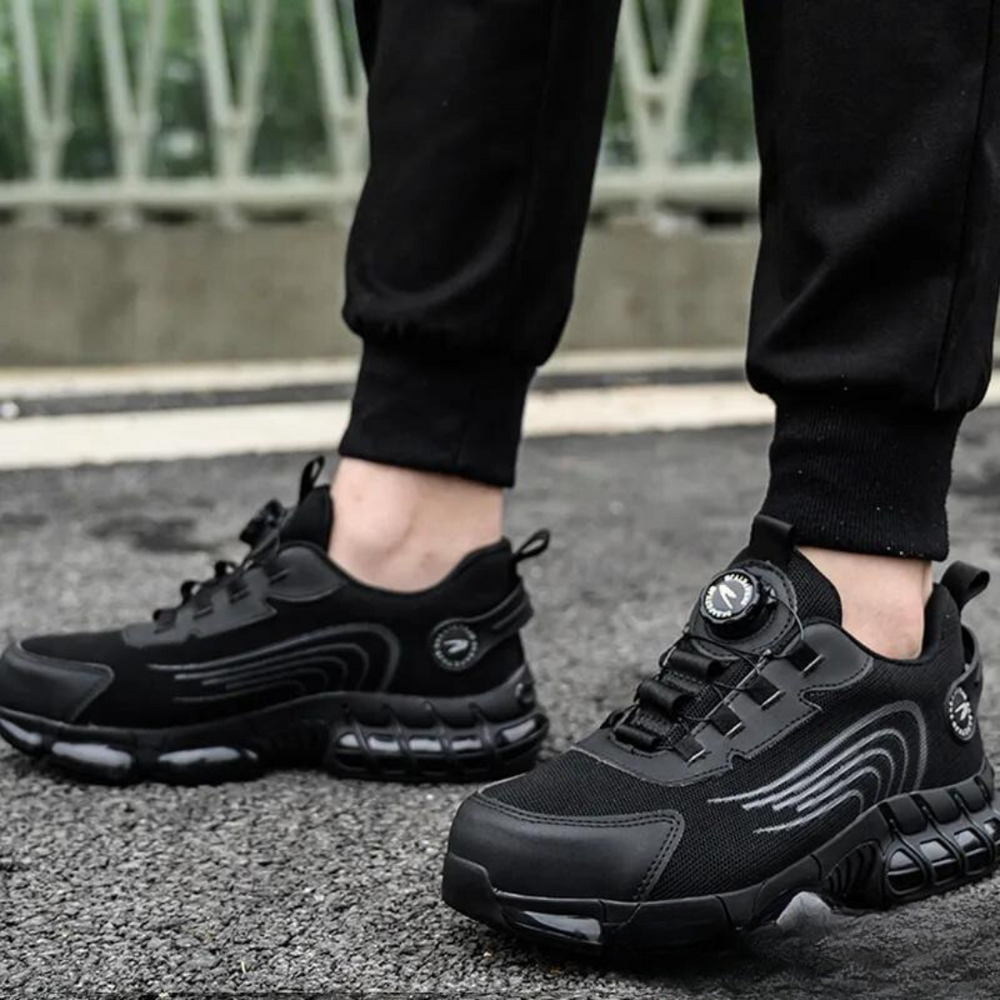 Levoire | Chaussures De Sécurité Suspendues Avec Semelle 3D Et Verrouillage Rotatif Pour Hommes