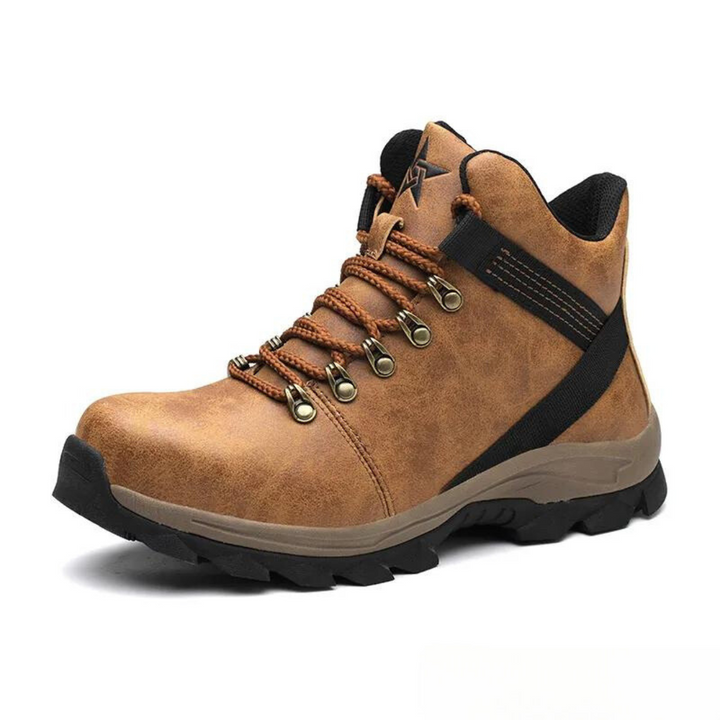 Levoire | Bottes De Sécurité Imperméables Avec Embouts Et Semelles Renforcés Pour Hommes Braun
