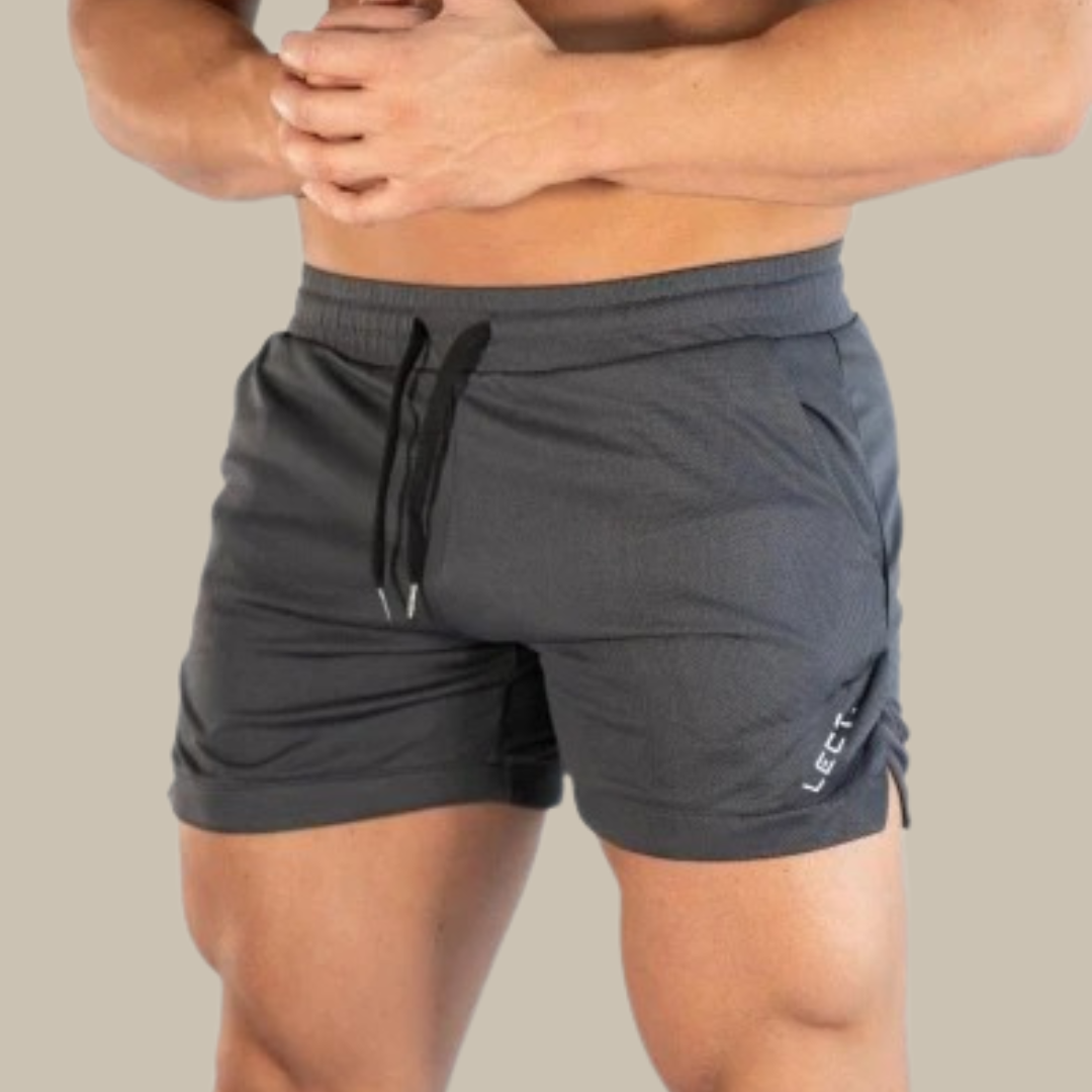Levoire | Shorts De Bain Sportifs Pour Hommes À Jambes Courtes gris