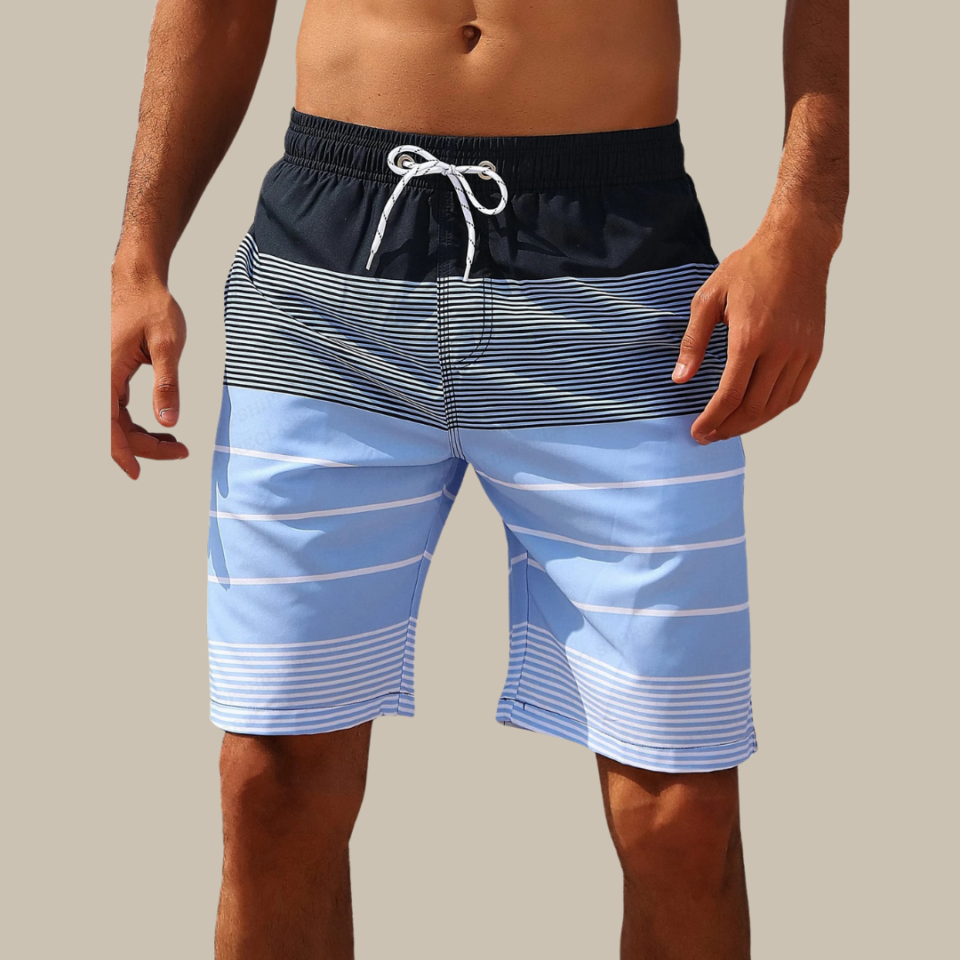 Levoire | Maillot De Bain Colorblock À Séchage Rapide Avec Stretch bleu clair