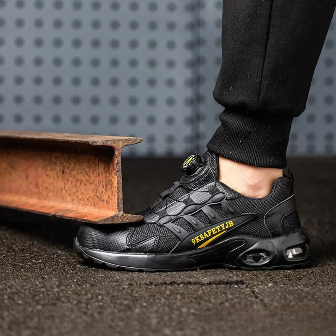 Levoire | Chaussures De Sécurité Légères Avec Trou De Lacet Et Semelle Amortissante Pour Hommes