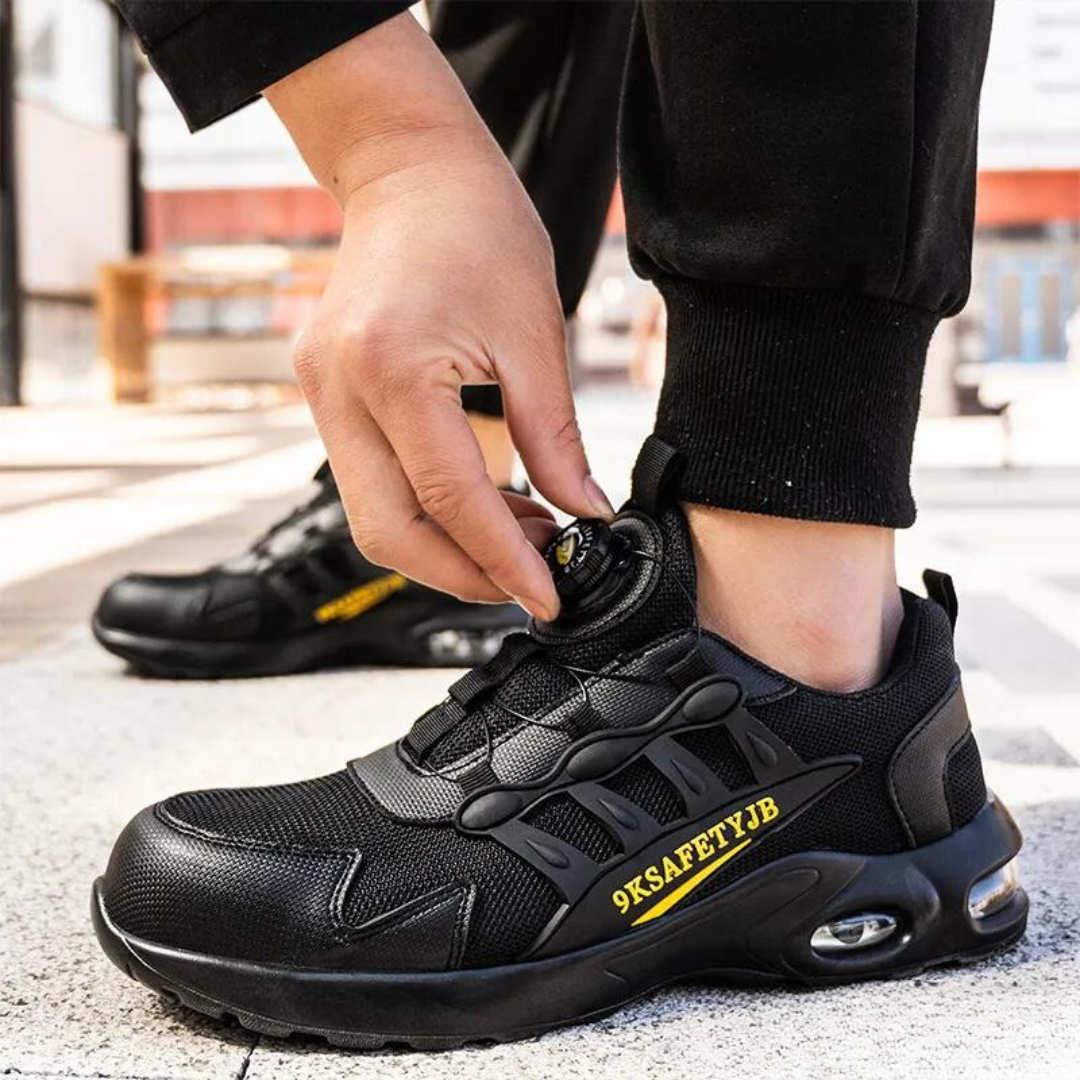Levoire | Chaussures De Sécurité Légères Avec Trou De Lacet Et Semelle Amortissante Pour Hommes