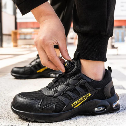 Levoire | Chaussures De Sécurité Légères Avec Trou De Lacet Et Semelle Amortissante Pour Hommes