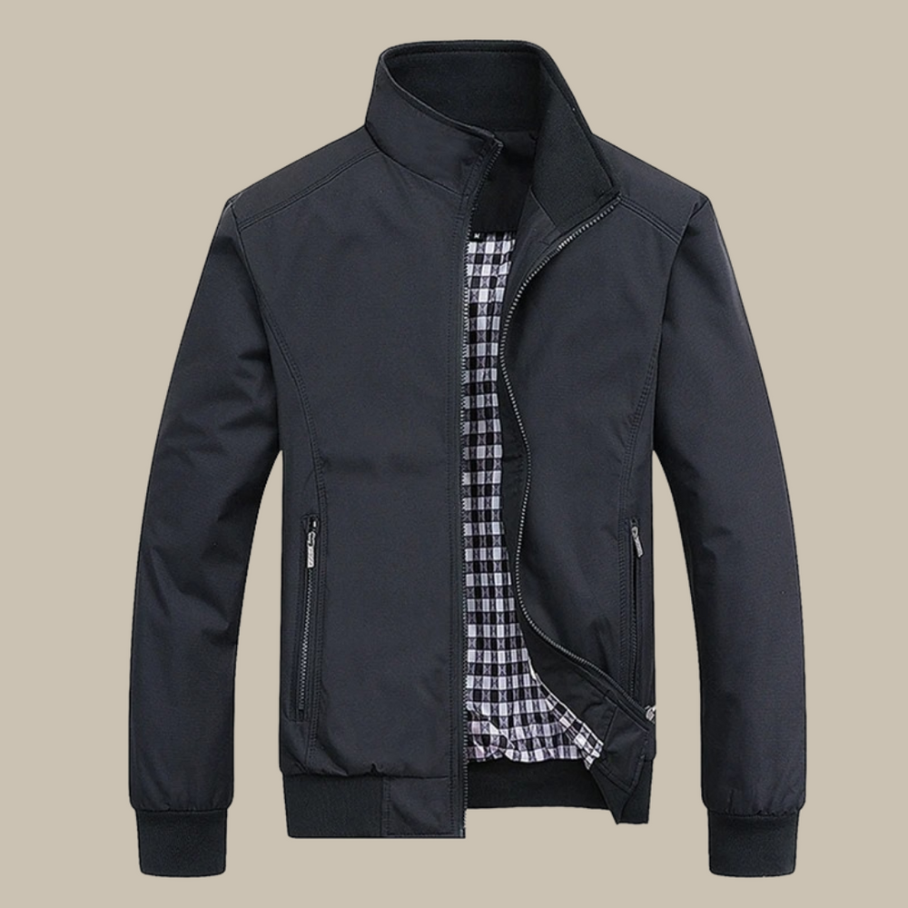 Levoire | Veste D'Été Relaxante Avec Col noir